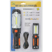 Baladeuses LED rechargeables (Blister de 2 pièces)