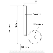  Roue Jockey Jante PVC