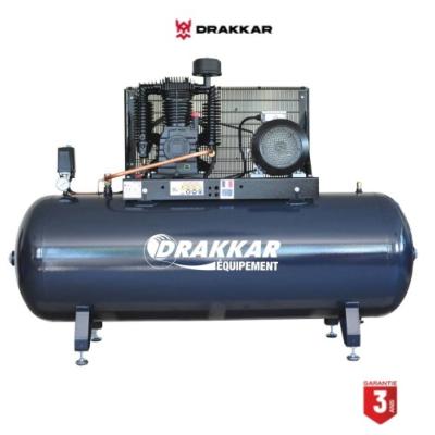 Compresseur Fixe à Courroie Tête Bi-Etagé 500 l "Drakkar"