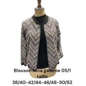 Blouson Nina - Gris-Violet