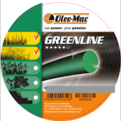 Fil de coupe pour  débroussailleuse -  Ø 2.4  - 15 m. - GREENLINE® ROND - "OLEO MAC"