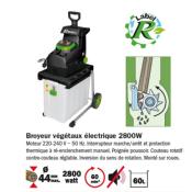 Broyeur Végétaux Electrique "Ribimex"