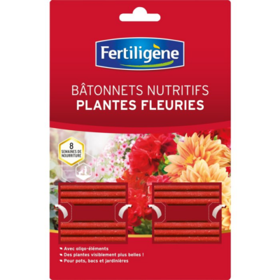 Bâtonnet Nutritif Plantes Fleuries "FERTILIGENE"