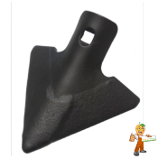 Soc de bineuse adaptable 150 x 4 traité et renforcé au carbure