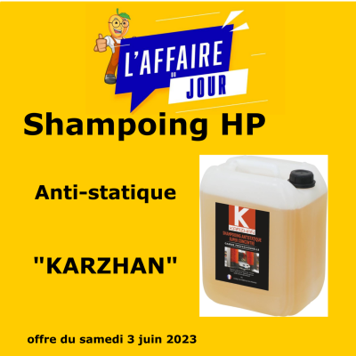Shampoing HP anti-statique super concentré "KARZHAN" - Bidon de 10 liitres