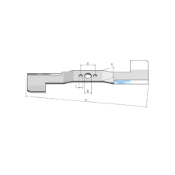 Lame tondeuse - 460 mm - Adaptable Castelgarden 