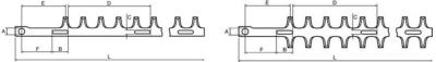 Lame adaptable - Taille-haies - 615 mm - Type STIHL