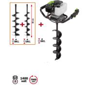 Tarière Thermique 51.7 cc  3 mèches "Ribimex"