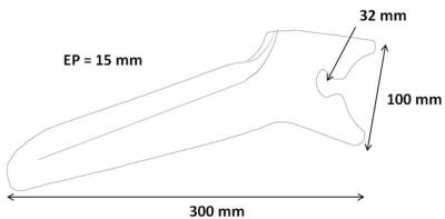 Dent de herse - superfast - revêtue carbure adaptable type Breviglieri