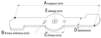 AL-KO - Master 3200 Electrique - Lame tondeuse - 313 mm - Adaptable type AL-KO