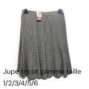 Jupe Eloïse - Effet Tricot Carreaux