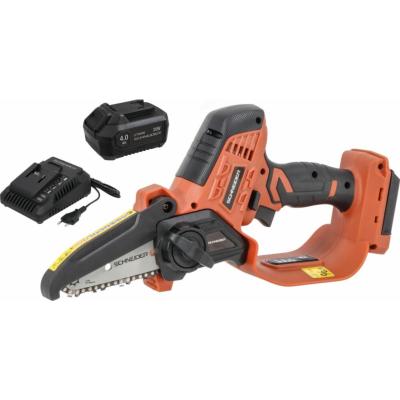 Scie De Jardin Sur Batterie 20V - "Schneider" (Avec Batterie et Chargeur)