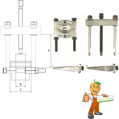 Composition d'extracteur 2T avec décolleur guillotine