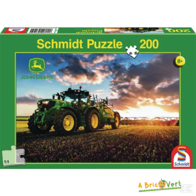 Jouet Puzzle Tracteur John Deere 6150R 200 pièces