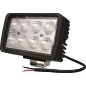 Phare de travail rectangulaire LED 8 led 40w 