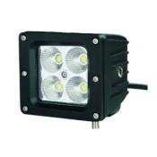 Mini phare de travail carré LED 4 led 20W (17041)