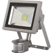 Projecteur LED avec détecteur radar, à fixer - 20 W
