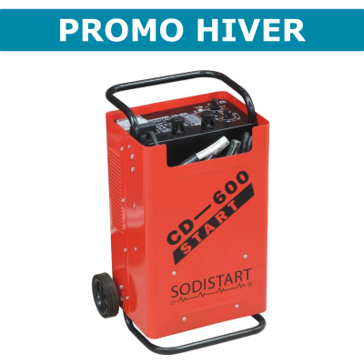 Chargeur Démarreur Sur Roues 12/24 V - CD 600 -  "SODISTART"