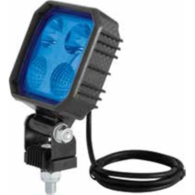 Phare de travail LED bleu en carbone 4 led 8w (17029)