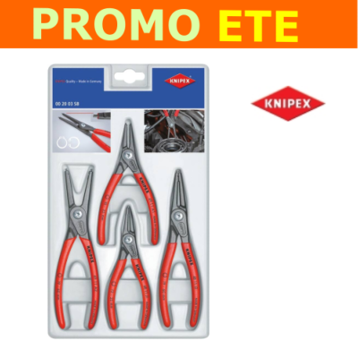 Composition de 4 pinces Circlips