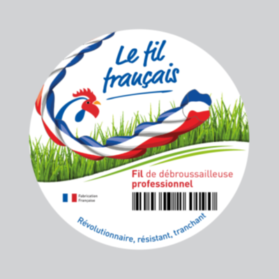 Fil de coupe pour  débroussailleuse -  Ø 2.40 - 88 m. - "Le Fil Français"