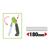 Scie couteau universelle pliante - Lame 18 cm - "RIBIMEX"