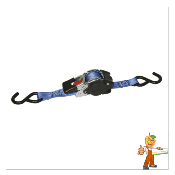 Sangle à cliquet à  enroulement automatique - 300 kg - 3,00 m - "KERBL"